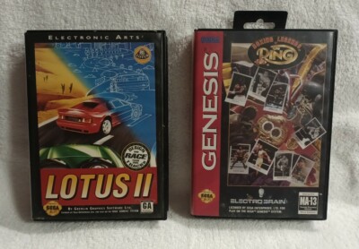 Two Sega Genesis Video Games Vintage 90s