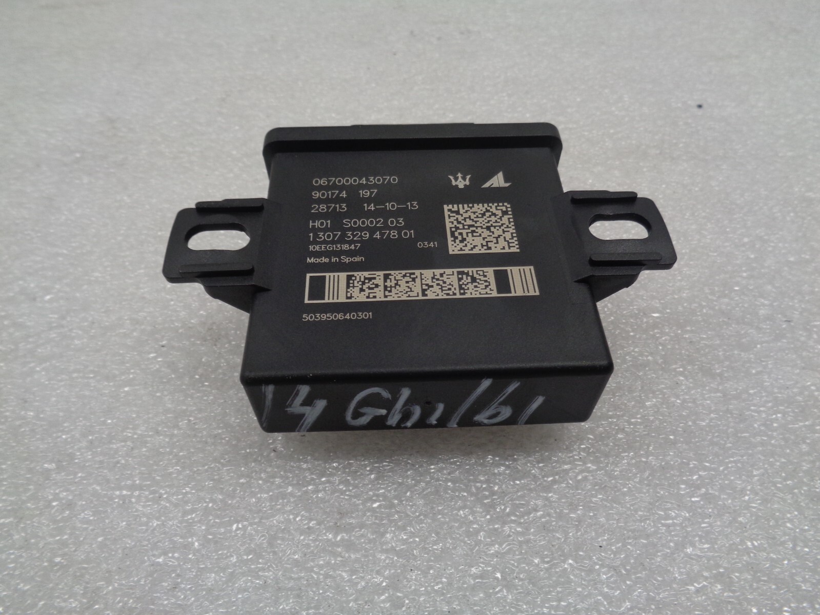 2014-2017 Maserati Ghibli Headlight Lamp Control Controller Module OEM AK2308318
