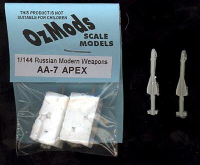 OzMods Models 1/144 Russian AA-7 APEX MISSILES Resin Set