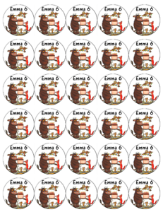 The Grufalo Cupcake Toppers On Wafer Paper X15