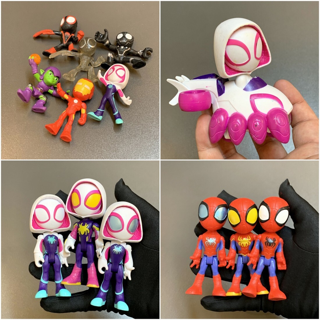 ☆Toy☆様 Lot Marvel Spidey And His Amazing Friends Ghost Spider Rhino Doc