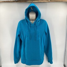 Under Armour Storm Women s ColdGear Semi-Fitted Hoodie Blue Gray Size Medium 247