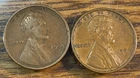 1909 VDB & 1909-P Lincoln Cents Both Nice Original Fine & AU CHRC