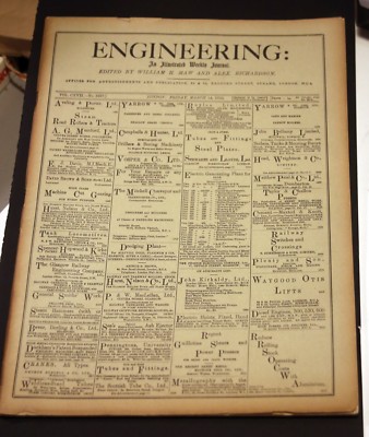 Engineering illustrated weekly, London 3/14/1924 ads, trains