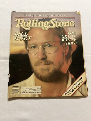 1981 November 26 ROLLINGSTONE Bill Hurt The Great White Hope (MH355)