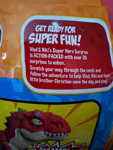 Zuru Vlad and Niki Superhero Surprise Egg - Red, Fun & Collectible, NEW! - Picture 4 of 4