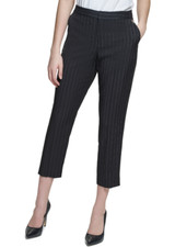 Tommy Hilfiger Cropped Sloan Pants Black/White Size 12 4012