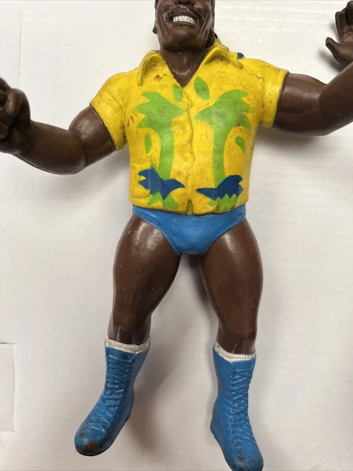 20.3cm Wwf Wwe S. D. Jones LJN Lucha Superstars Figura Especial Entrega Dañado - Imagen 4 de 4