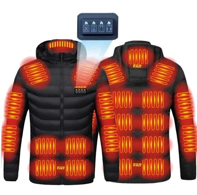 21 Areas Men Heated Jacket USB Electric Heating Vest Winter Outdoor Warm Coat
Opens in a new window