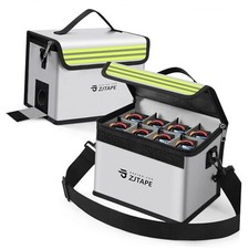 Lipo Safe Bag, Fireproof, Explosion-proof Battery Bag, Large Storage Silver