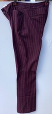 Beautiful Express Colonist Dress Pants Maroon Eight Regular