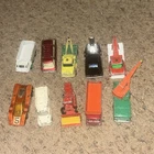 Vintage Matchbox Lesney Diecast Vehicle Lot Tow Trucks Crane Tanker Race Car