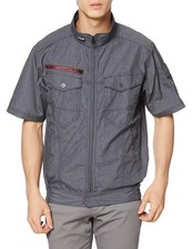 BURTLE AC7146 Giacca raffreddata a ventola manica corta raffreddamento indaco L