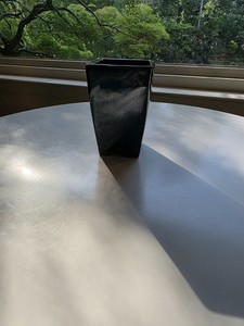 BONSAI POT CASCADE, JAPAN, MINI GLAZED BLUE with 4 CORNER FEET