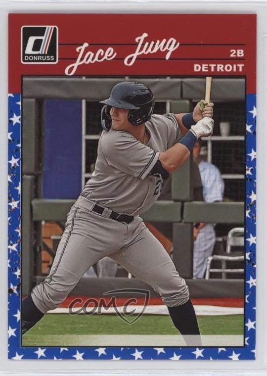 2023 Panini Donruss Retro 1990 Independence Day Jace Jung #252 uk2