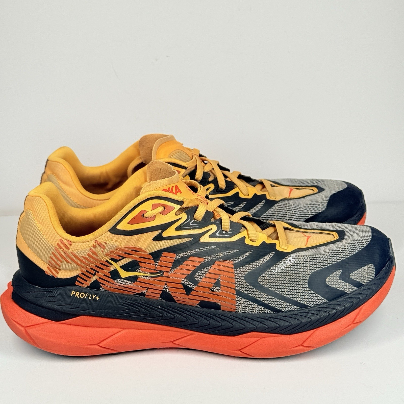 Hoka One One Tecton X 2 Zapatos Negro Llama Tenis Corredores Para Hombres Talla US 11D