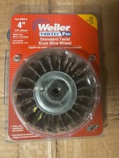 Weiler Vortec Pro Wire Wheel Standard Twist Knot COURSE 4"  36015