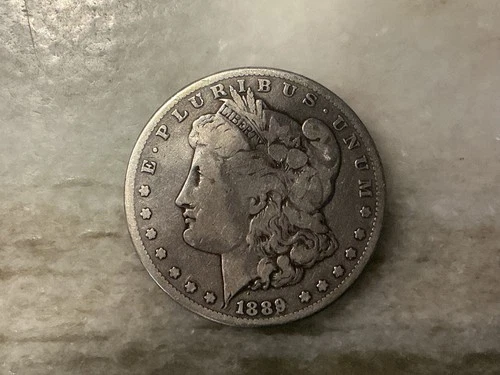 1889-CC Silver Morgan Dollar VG