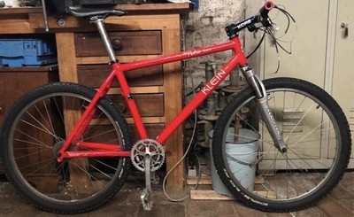 Klein Pulse Race 26  MTB Retro Rahmen Rot/Race Red, RH 21 