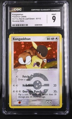 Pokemon Kangaskhan EX Fire Red & Leaf Green 6/112 Reverse Holo CGC 9 Mint
