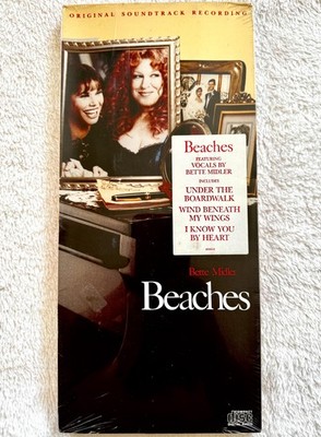 BETTE MIDLER BEACHES CD SEALED LONGBOX MOVIE WIND BENEATH MY WINGS PROMO HYPE LP