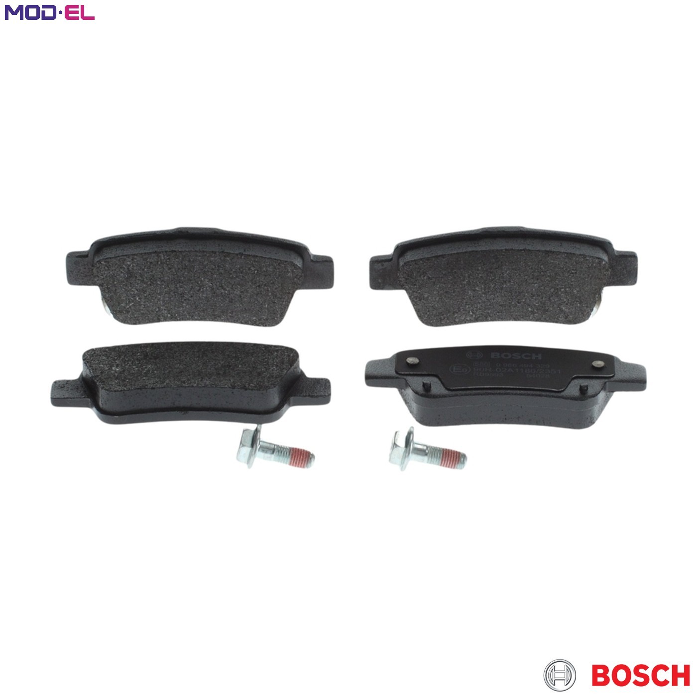Fits BOSCH 0 986 494 329 Brake Pad Set, disc brake 0 986 494 329 Brake pads set - Image 27