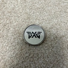 PXG Logo Golf Marker Silver 1.5-inch Diameter Golf Accessories Used