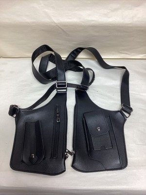 New Adjustable Anti-Theft Underarm Shoulder Bag PU Leather Wallet Holster Bag