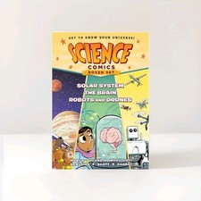 Science Comics Boxed Set: Solar System / the Brain / Robots and Drones -  New