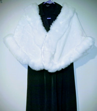 Bridal Faux Fur Wedding Shawl Coat Wrap Shrug Evening Gown Stole 650