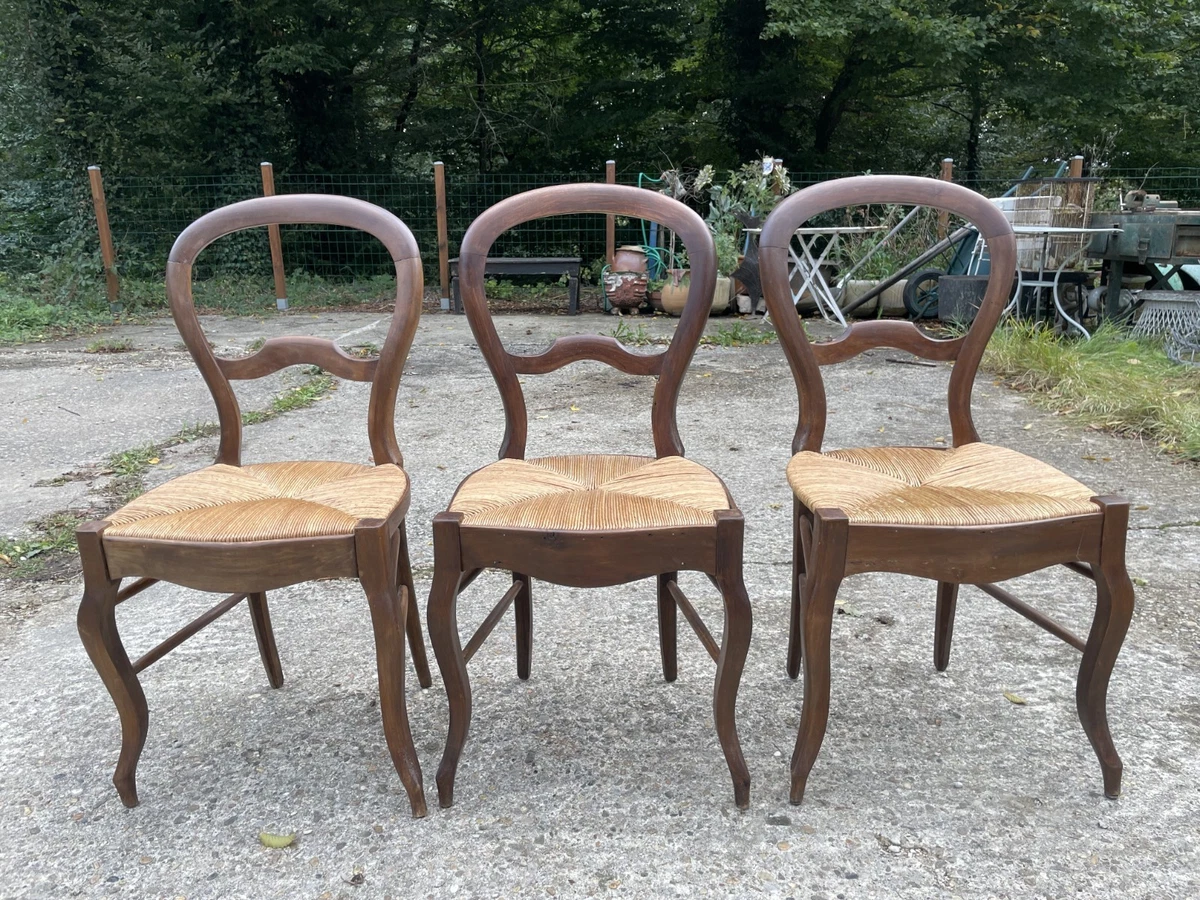 Chaise italienne en bambou très décorative des années 1960