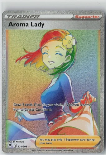 Aroma Lady (Secret) Secret Rare SWSH07: Evolving Skies 221/203 NM