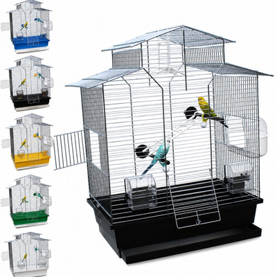XXL Vogelkäfig Vogelbauer Wellensittich Finken Kanarien Käfig Top Qualität