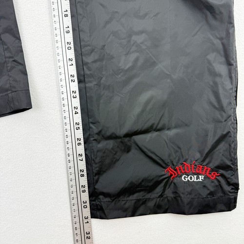 ADIDAS GOLF Packable Rain Pants Mens Size L Black * Indians Golf Logo NWT - Picture 7 of 10