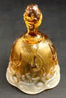 Fenton Lily of the Valley Cameo Opalescent Glass Bell 5 1/2" Excellent Cond.