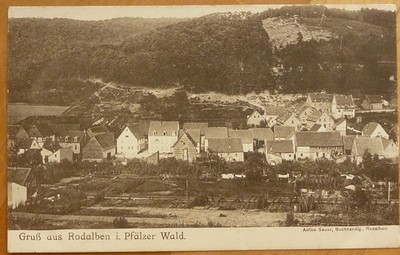 Greetings from Rodalben Palatinate Forest 1915 hospital Pirmasens Münchweiler Trippstadt