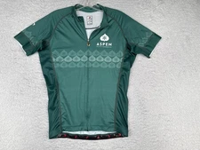 Hincapie Cycling Jersey Adult Small Green Aspen Valley Ski And Snowboard Club CO