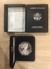 1995 P 1oz US American Silver Eagle $1 Dollar Proof Bullion Coin w/Box & COA