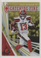 2019 Panini Phoenix Catching Fire Yellow 45/75 Odell Beckham Jr #16 0v0