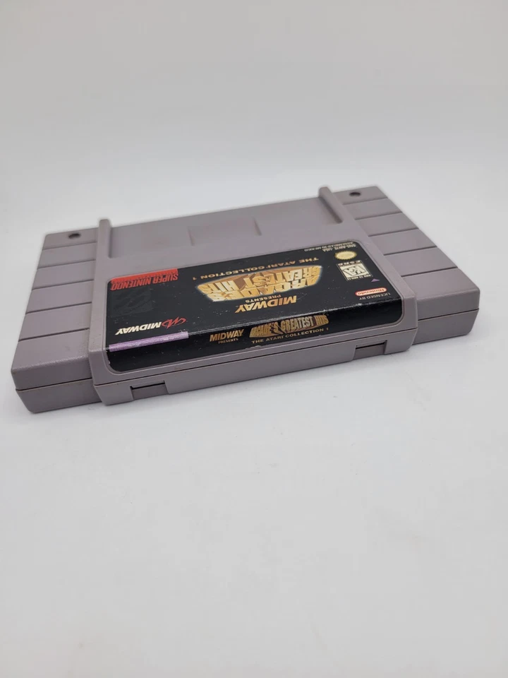 Midway Arcade's Greatest Hits Atari Collection 1 - Super Nintendo SNES - Tested! - Image 3 of 3