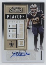 2020 Panini Contenders Rookie Playoff Ticket 30/99 Adam Trautman #184 Auto 13c1