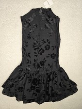 FOREVER 21 Size Medium Women's Black Floral Dress Holiday Party