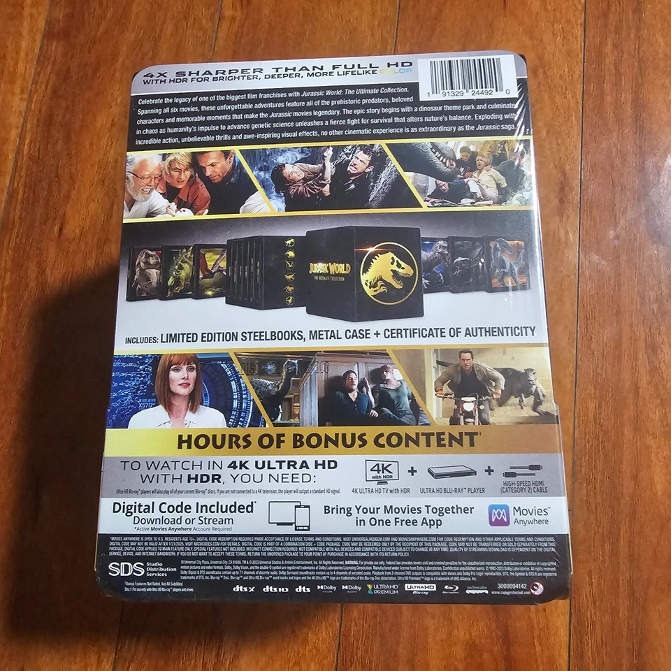 Jurassic World Ultimate Collection - Limited Edition 4K Steelbook 4K UHD - Image 4 of 4