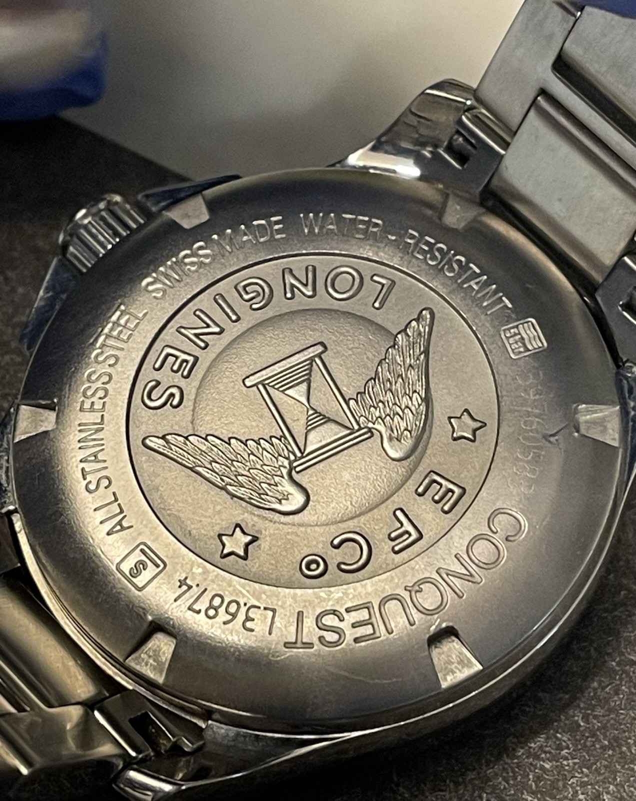 LONGINES CONQUEST GMT AUTOMATIC WATCH SILVER DIAL - image 13