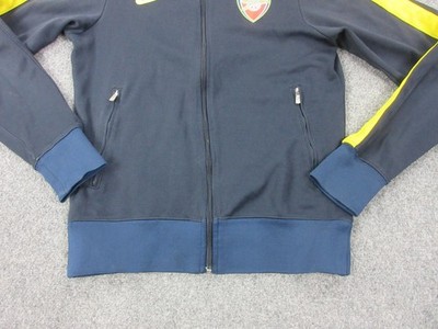 Arsenal Track Jacket Mens 40 Blue Soccer Football Nike Full Zip