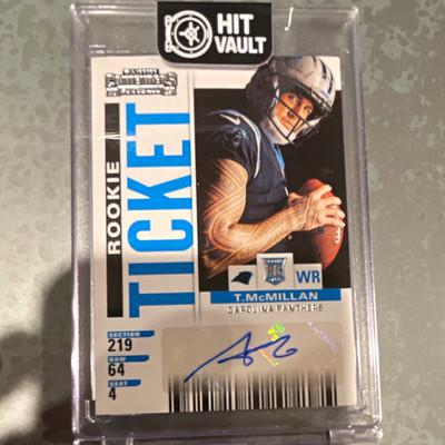 Panini 2025 Panini Select Tetairoa McMillan Panthers Rookie Auto #1