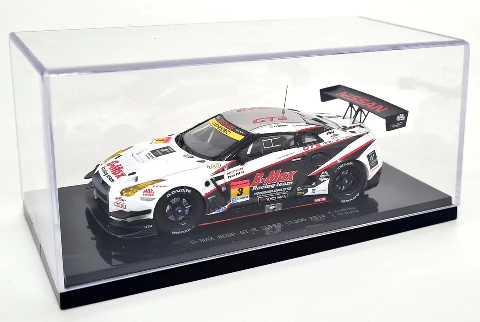 Ebbro 1/43 Nissan GT-R R35 B-Max NDDP Super GT300 '14 #3 coche modelo a escala diecast Foto 3 de 4