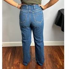 Wrangler Jeans Vintage 70s High Waist Denim Classic Western Style Womens 27x34