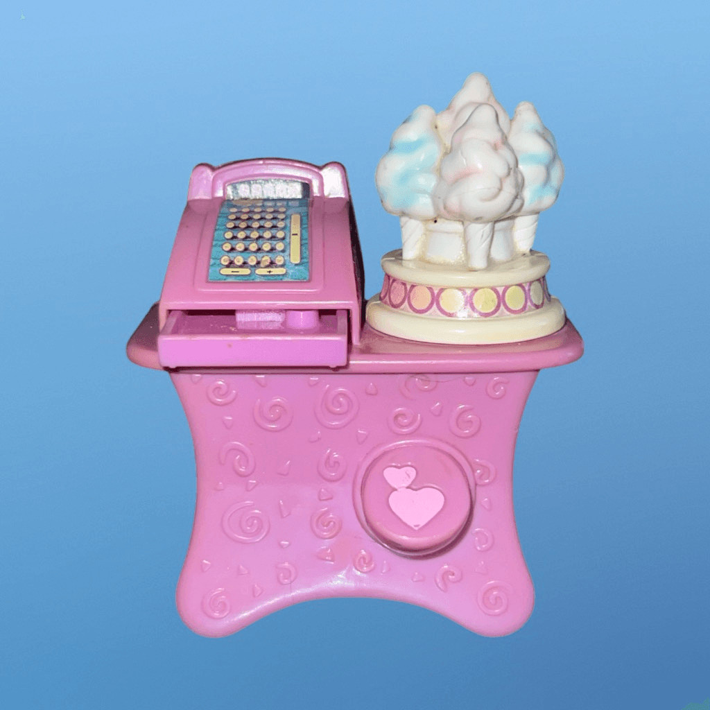 как выглядит 2002 My Little Pony Cotton Candy Cafe G3 Cotton Candy Cash Register B16 фото