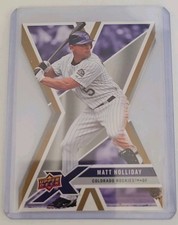 2008 Upper Deck X - Matt Holliday #37 Gold Die-Cut